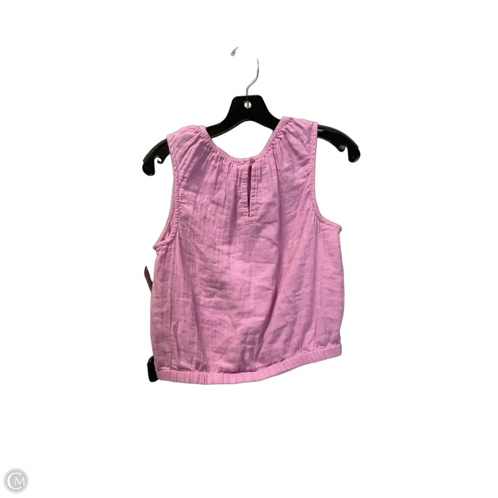Top Sleeveless By Pact In Pink, Size: S