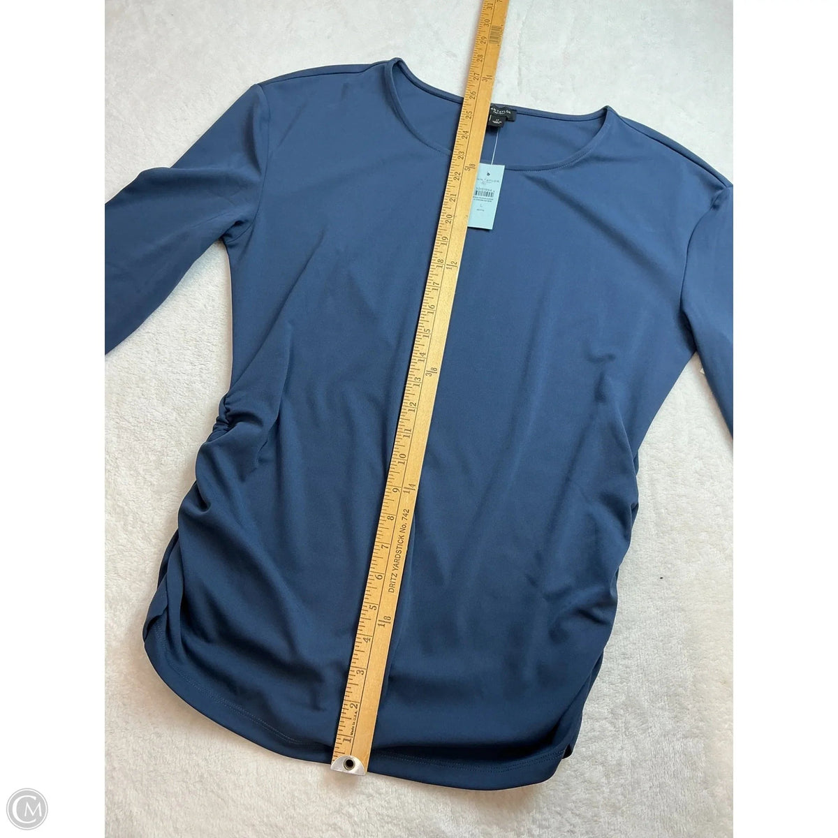 Top Long Sleeve By Ann Taylor In Blue, Size: Lp