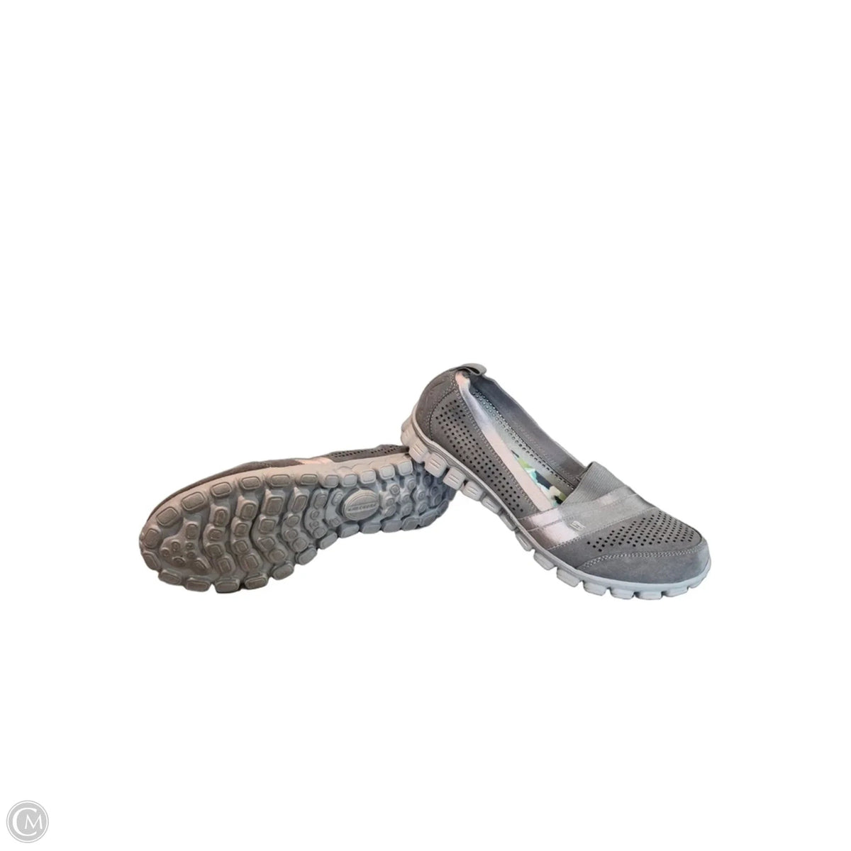 Shoes Flats By Skechers In Grey, Size: 8.5