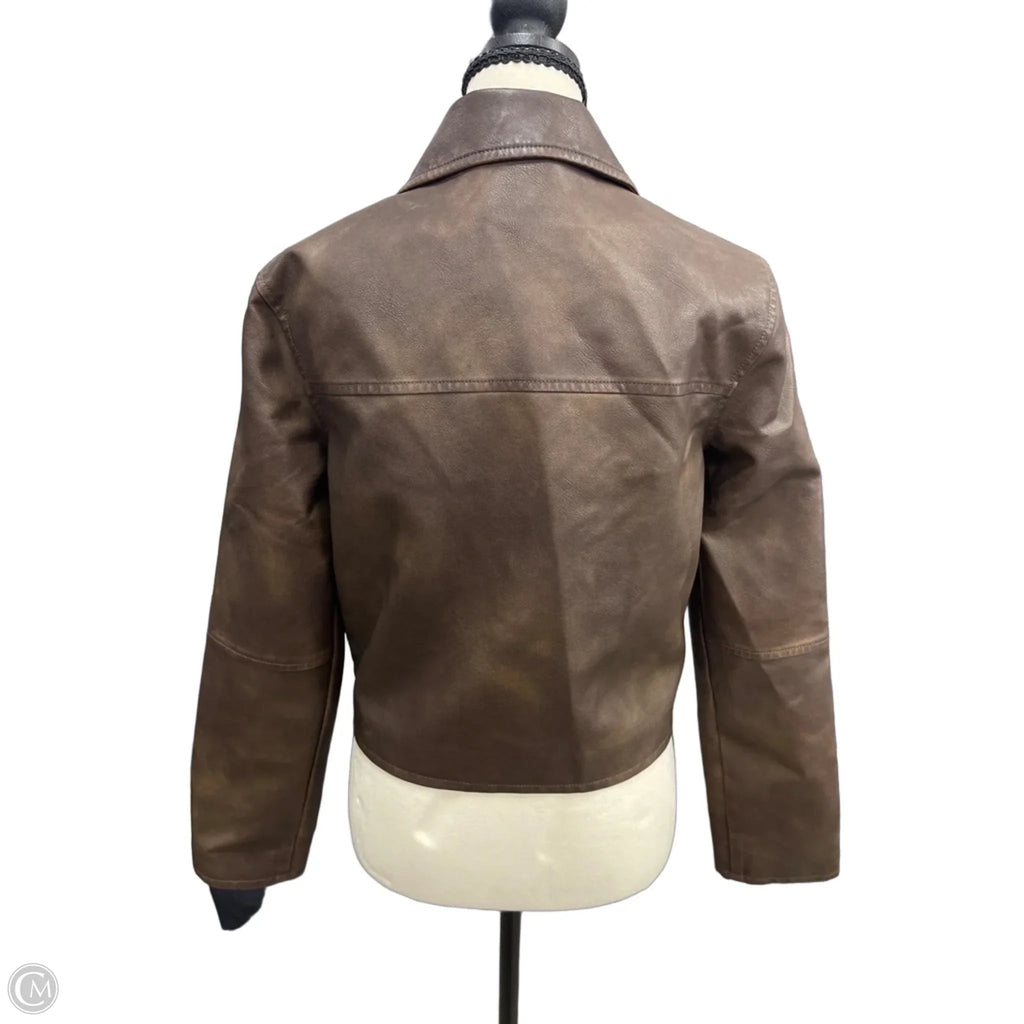 Jacket Other By Abercrombie And Fitch In Brown, Size: Xs