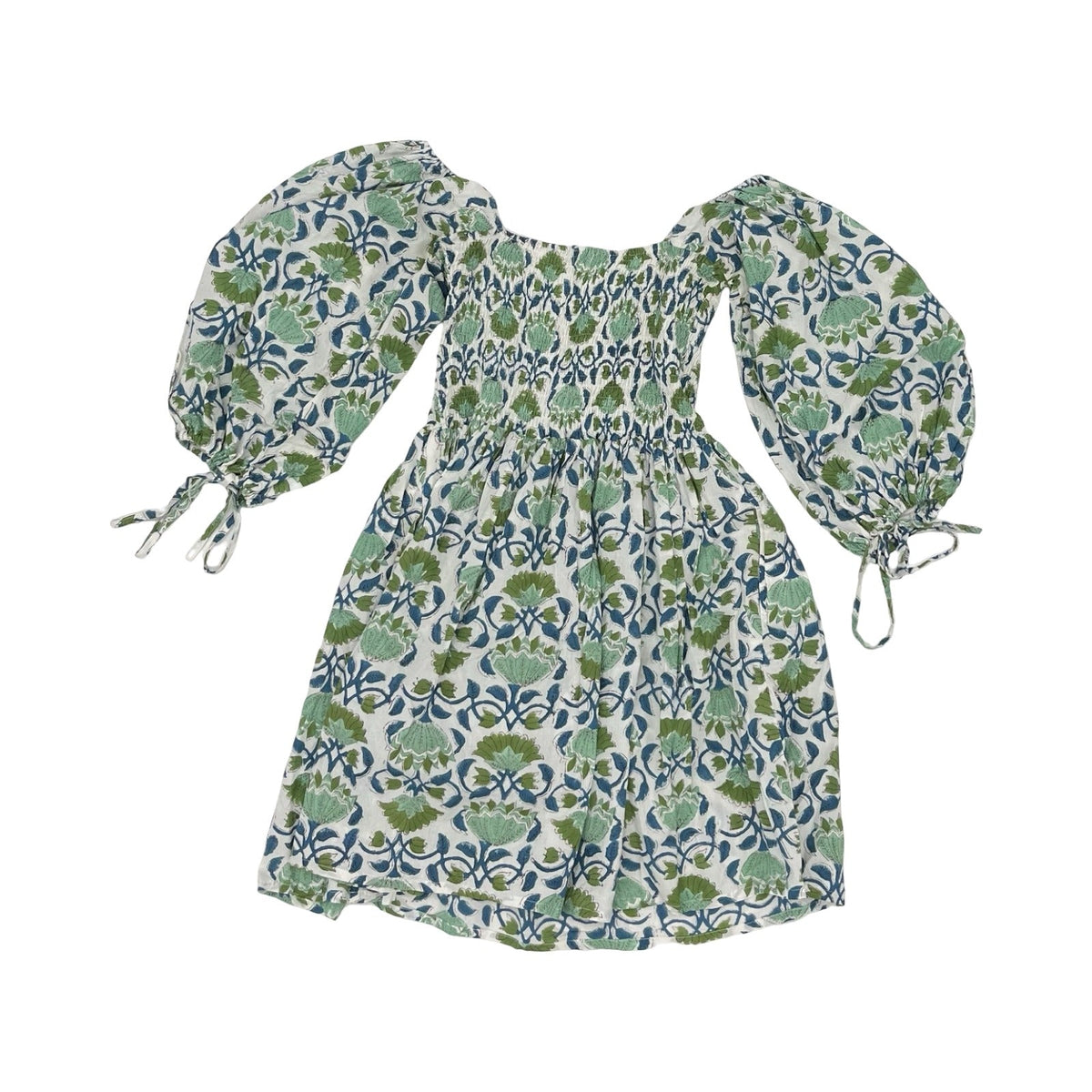 Dress Party Short By Cme In Green & White, Size:S