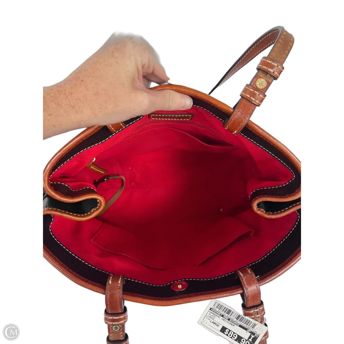 Handbag Designer By Dooney And Bourke, Size: Large