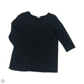 Top Long Sleeve By Pure Jill In Black, Size: L