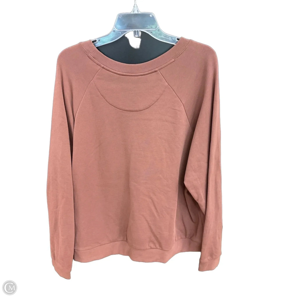 Athletic Sweatshirt Crewneck By Patagonia In Brown, Size: Xl