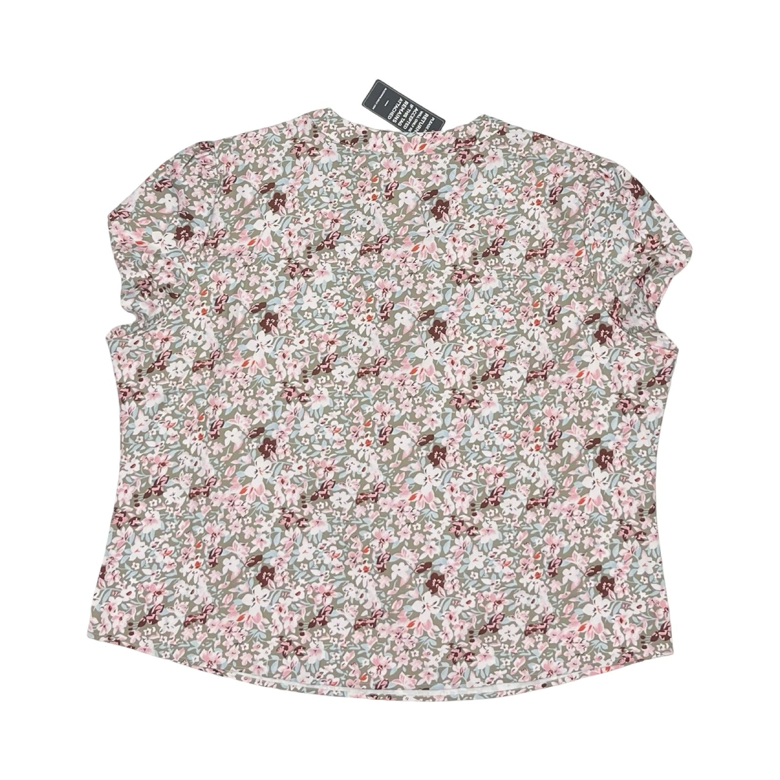 Blouse Ss By Cme In Floral Print, Size:Xxl