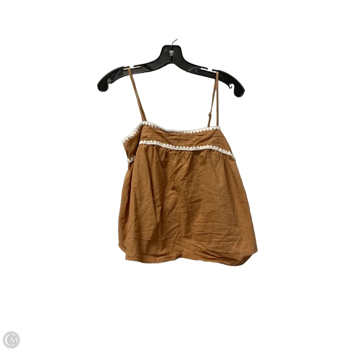 Top Sleeveless By Petal & Pup In Brown, Size: S