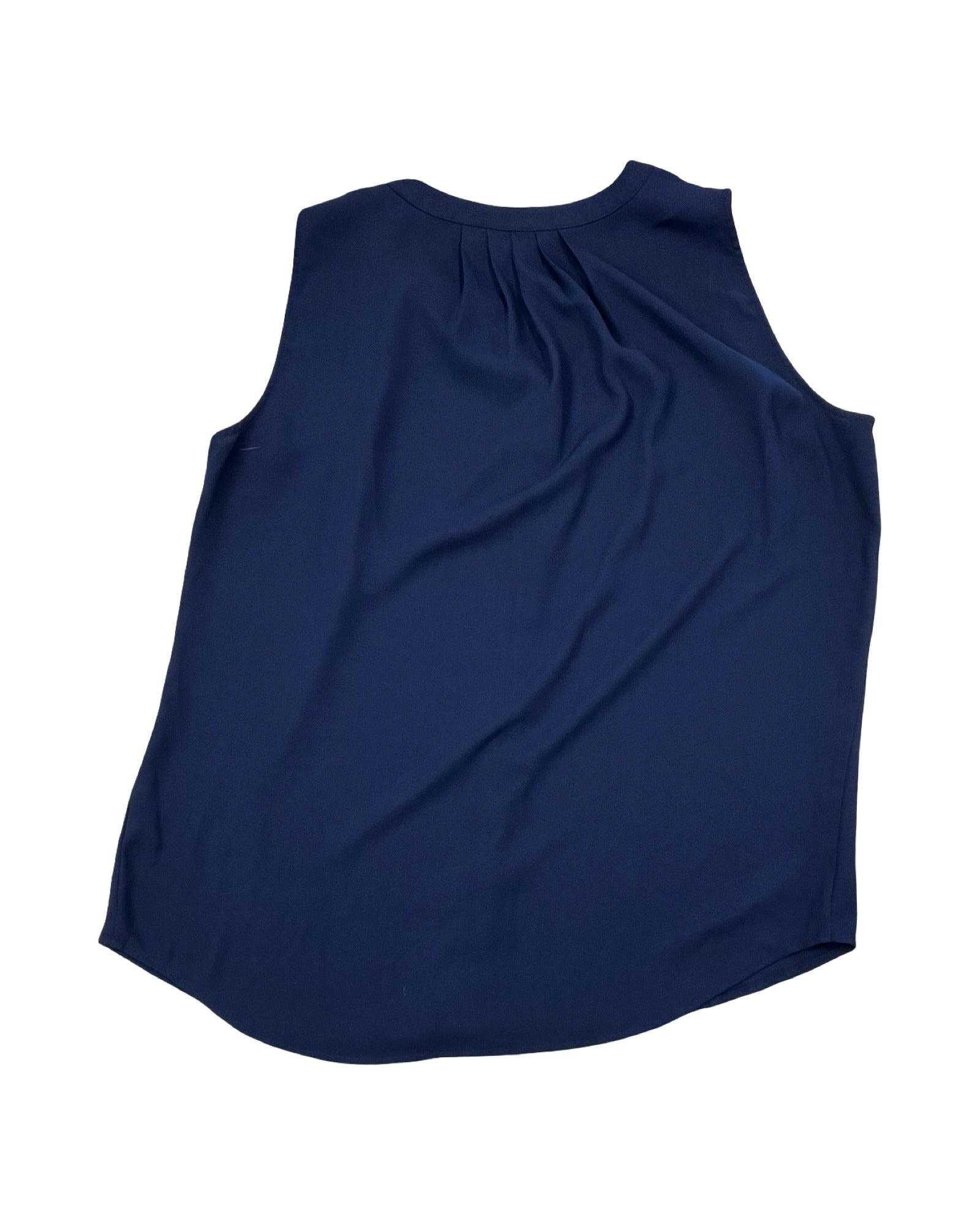 Blouse Sleeveless By Apt 9 In Blue, Size:L