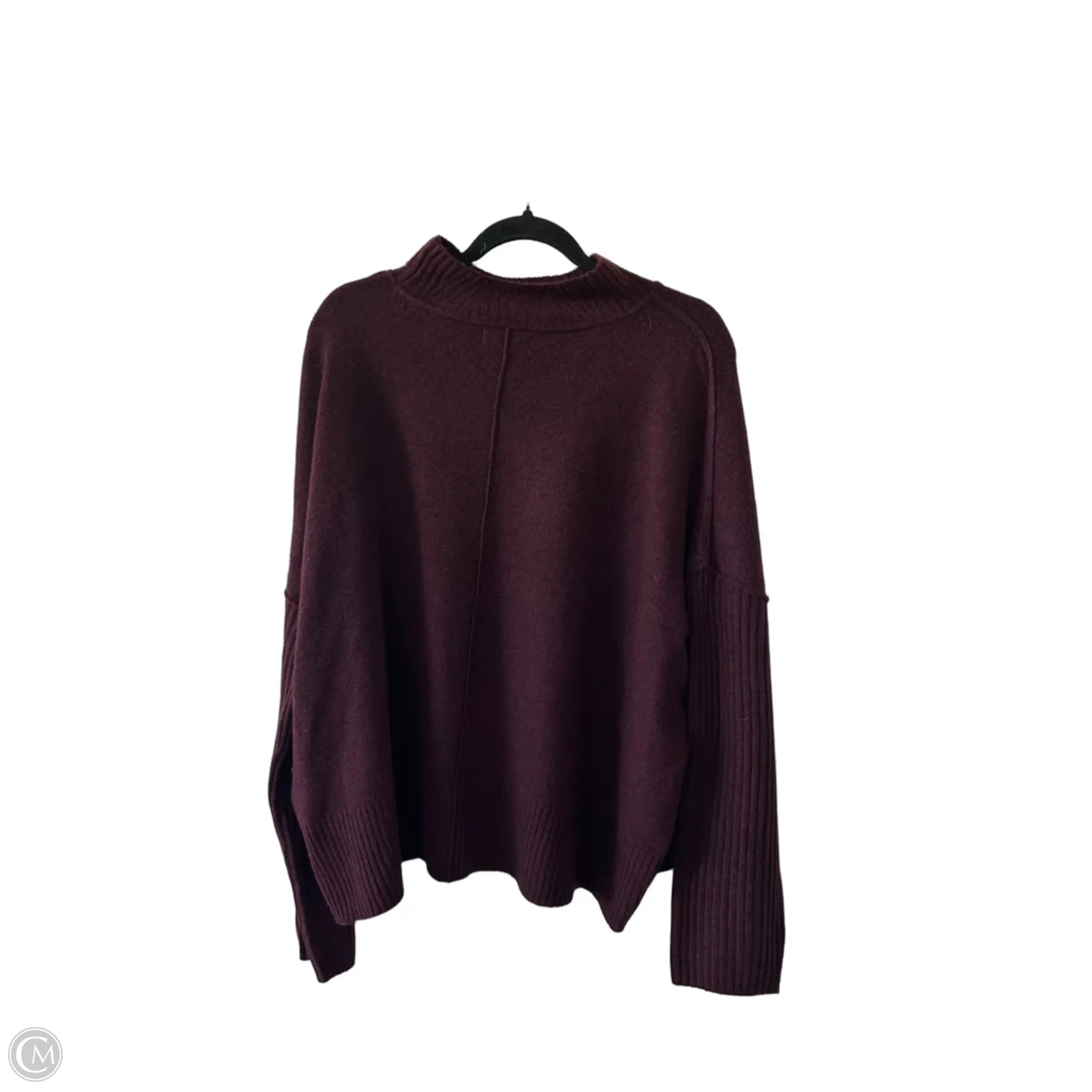 Sweater By Simply Vera In Maroon, Size: Xl