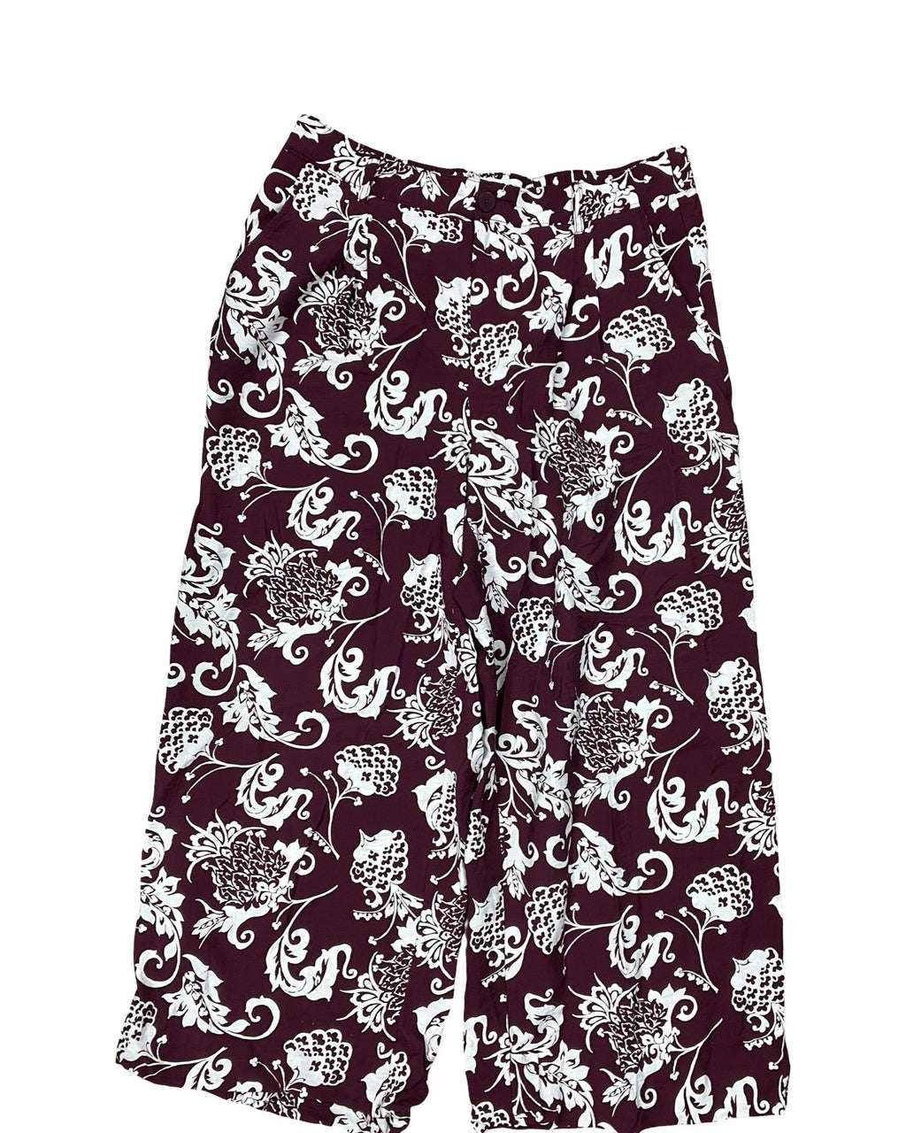 Pants Lounge By Liz Claiborne In Maroon, Size:L