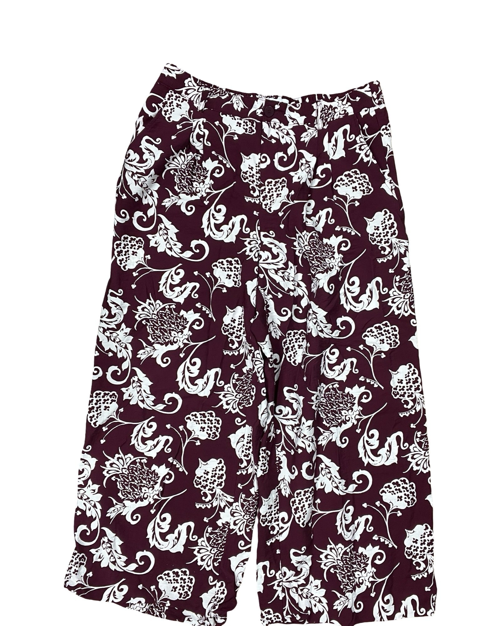 Pants Lounge By Liz Claiborne In Maroon, Size:L