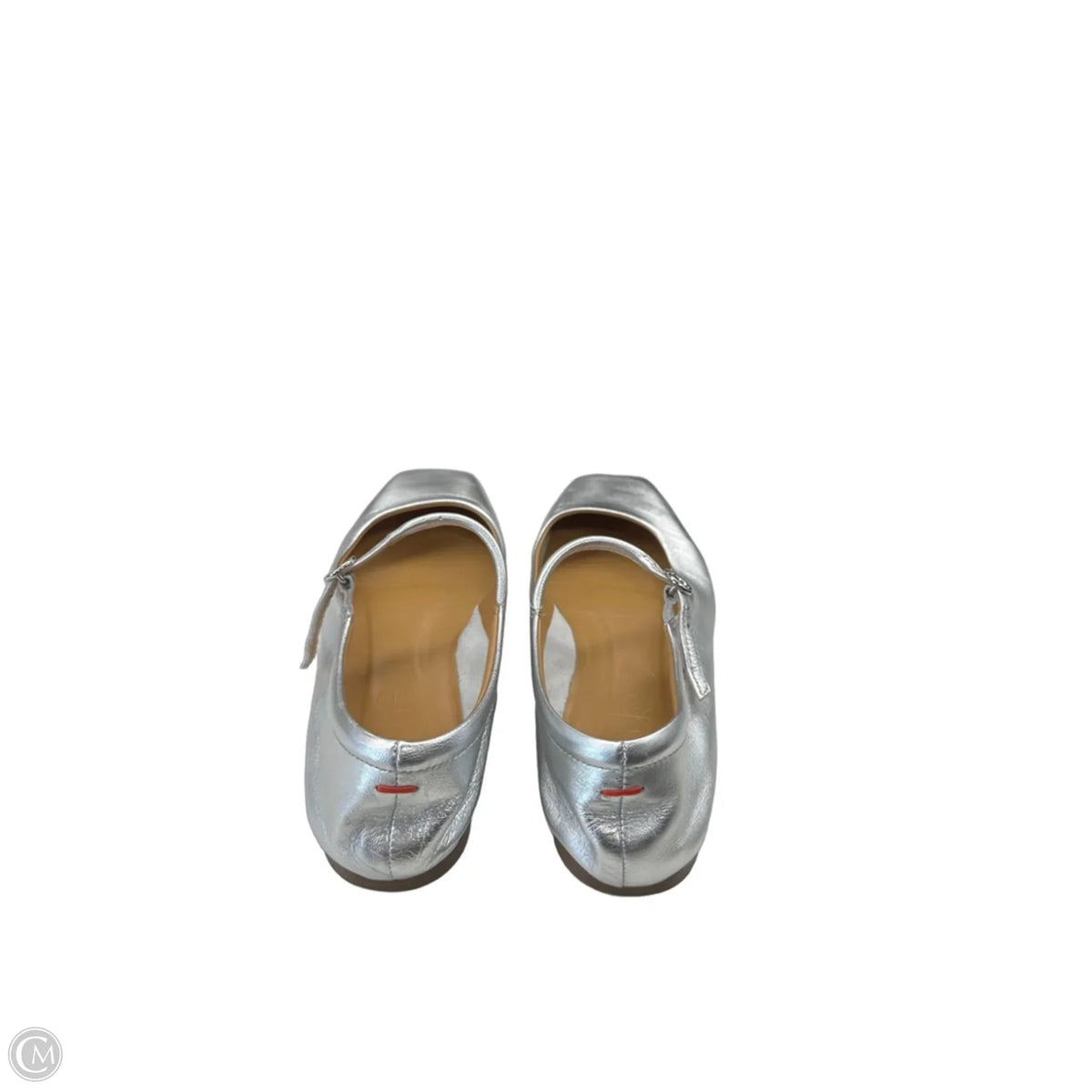 Shoes Flats By Clothes Mentor In Silver, Size: 6