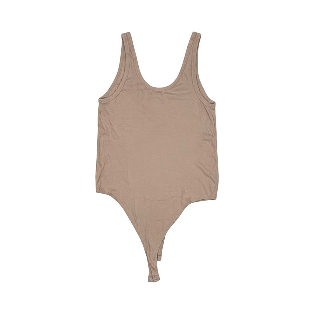 Bodysuit By A New Day In Tan, Size:1X