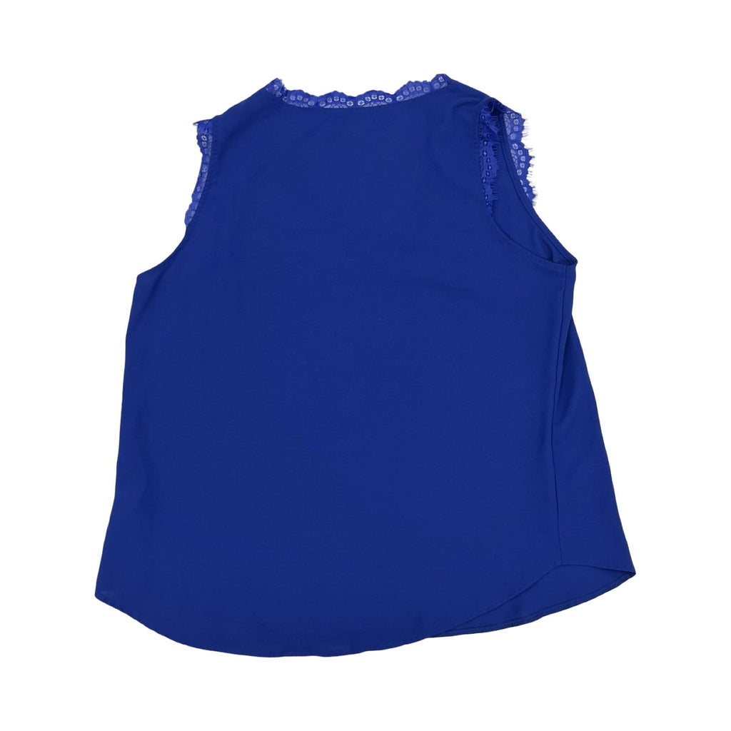 Top Sleeveless By Cme In Blue, Size:2X