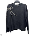 Sweater By Cece In Black & Silver, Size: S
