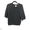 Sweater Short Sleeve By H&m In Black, Size: L