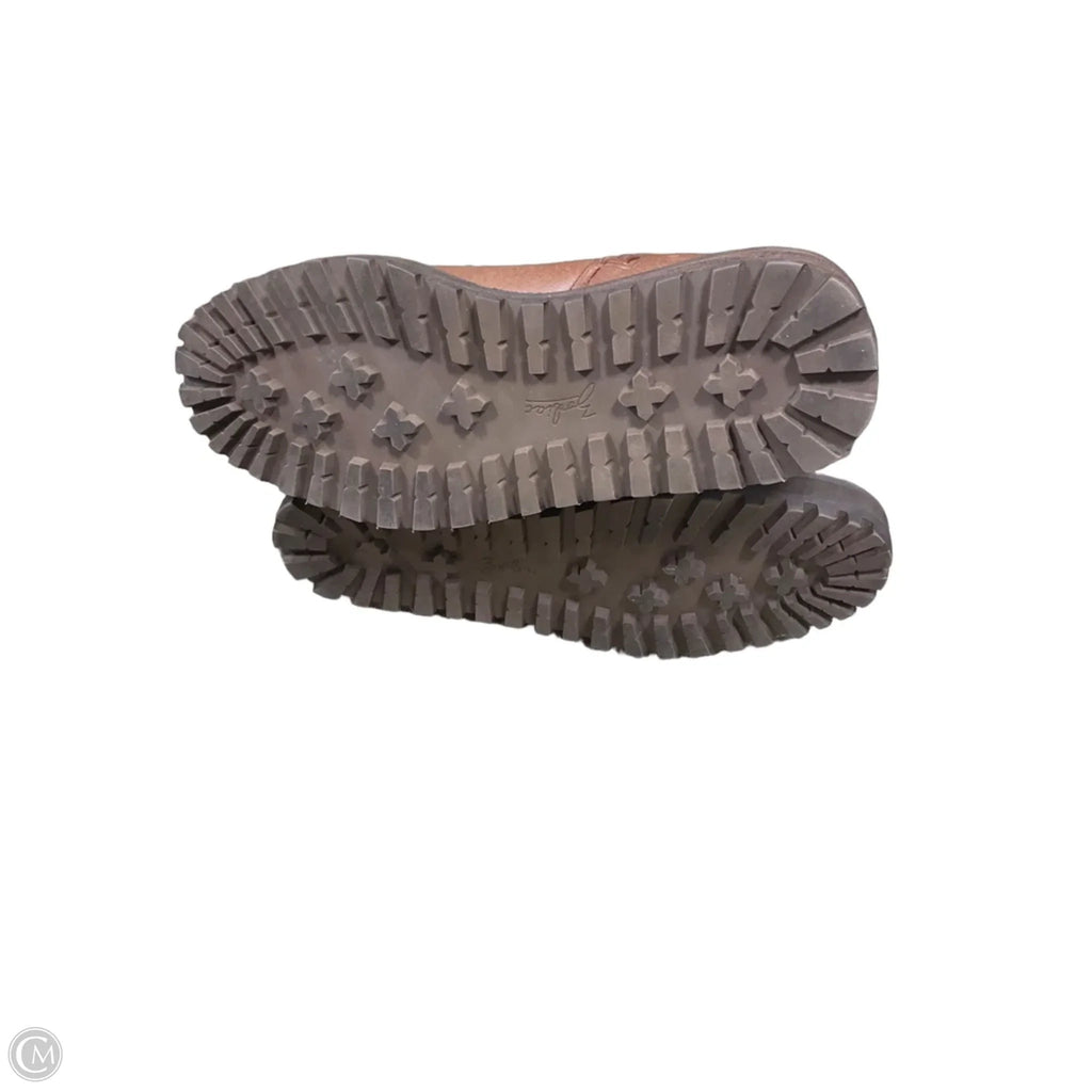 Boots Ankle Heels By Zodiac In Tan, Size: 8.5