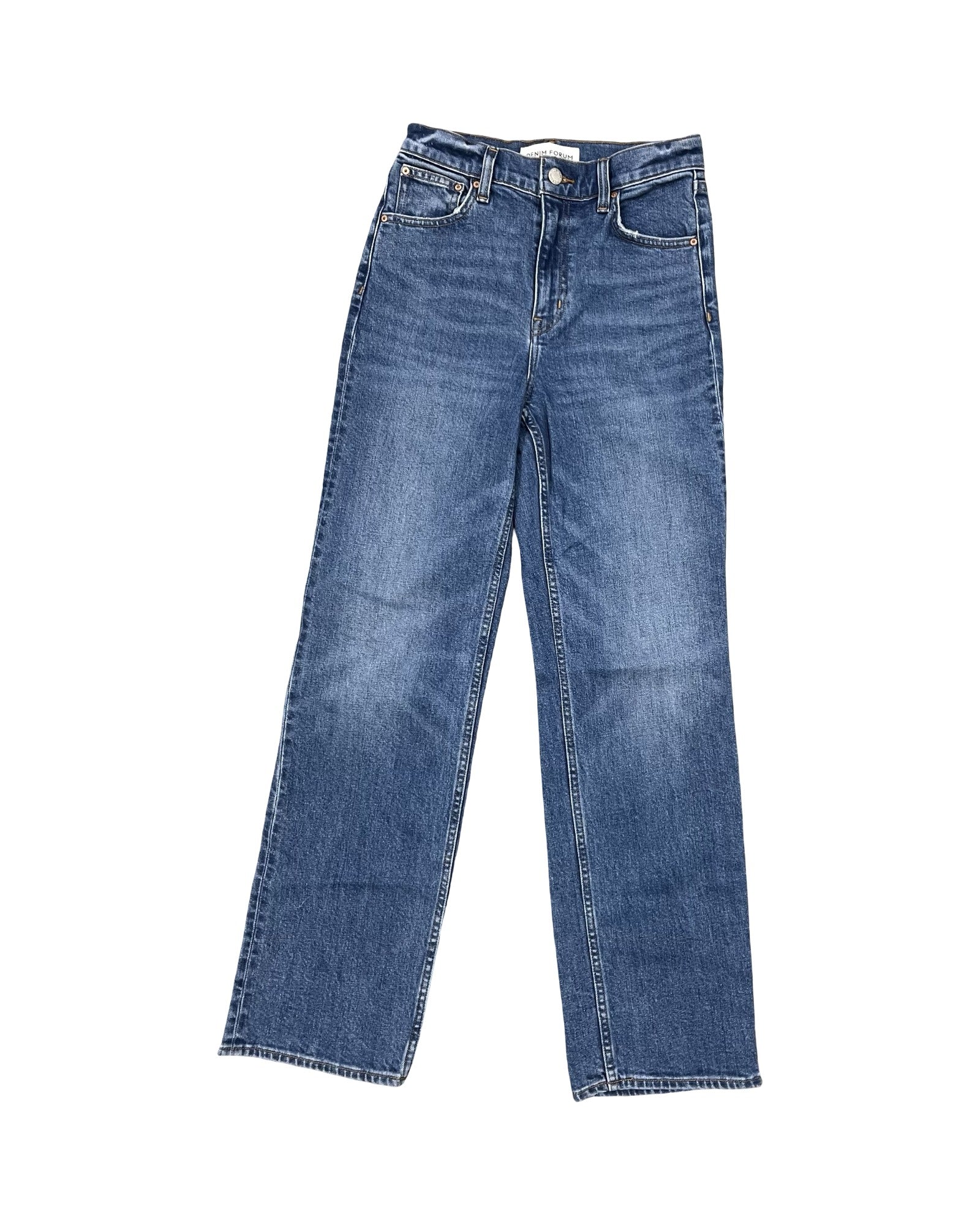 Jeans Boot Cut By Denim Forum In Blue Denim, Size:2