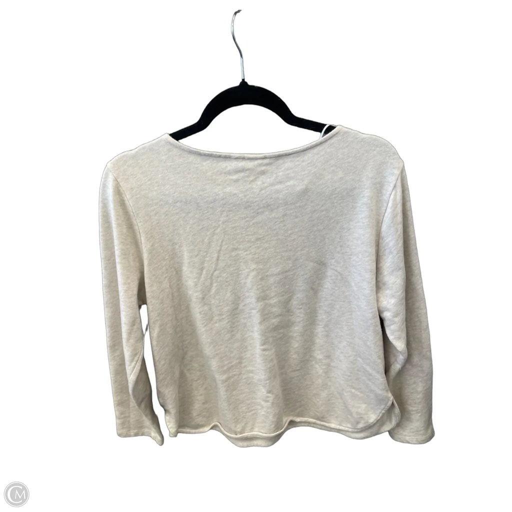 Top Long Sleeve By H&m In Beige, Size: L