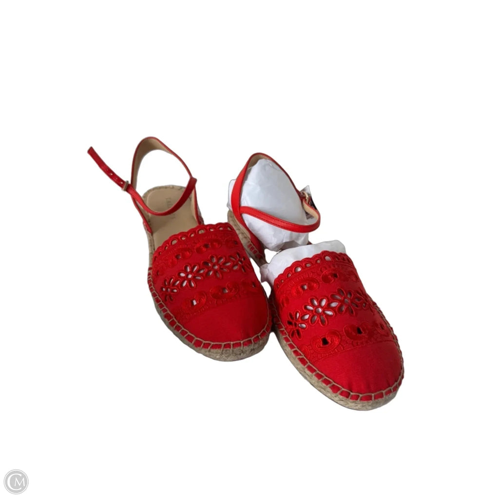 Shoes Flats By Talbots In Red, Size: 10.5