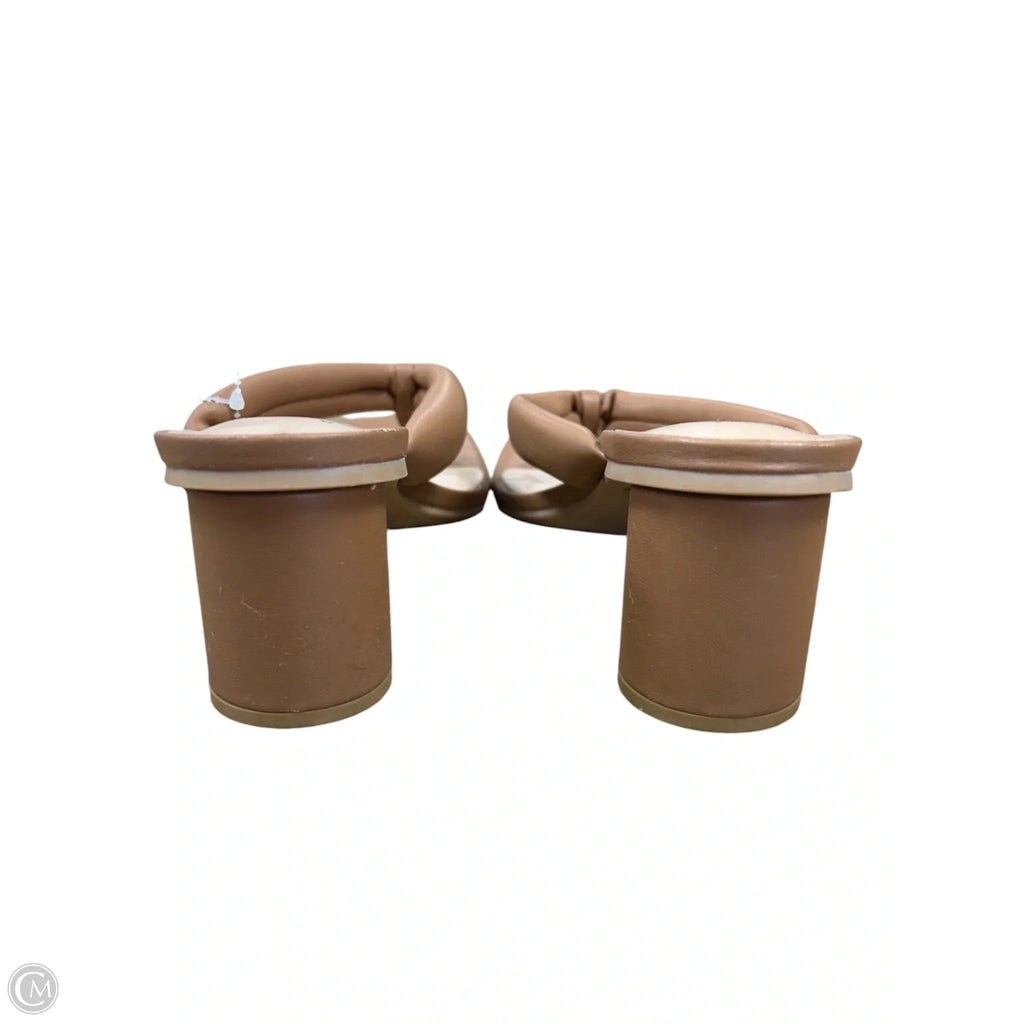 Sandals Heels Block By A New Day In Brown, Size: 9.5