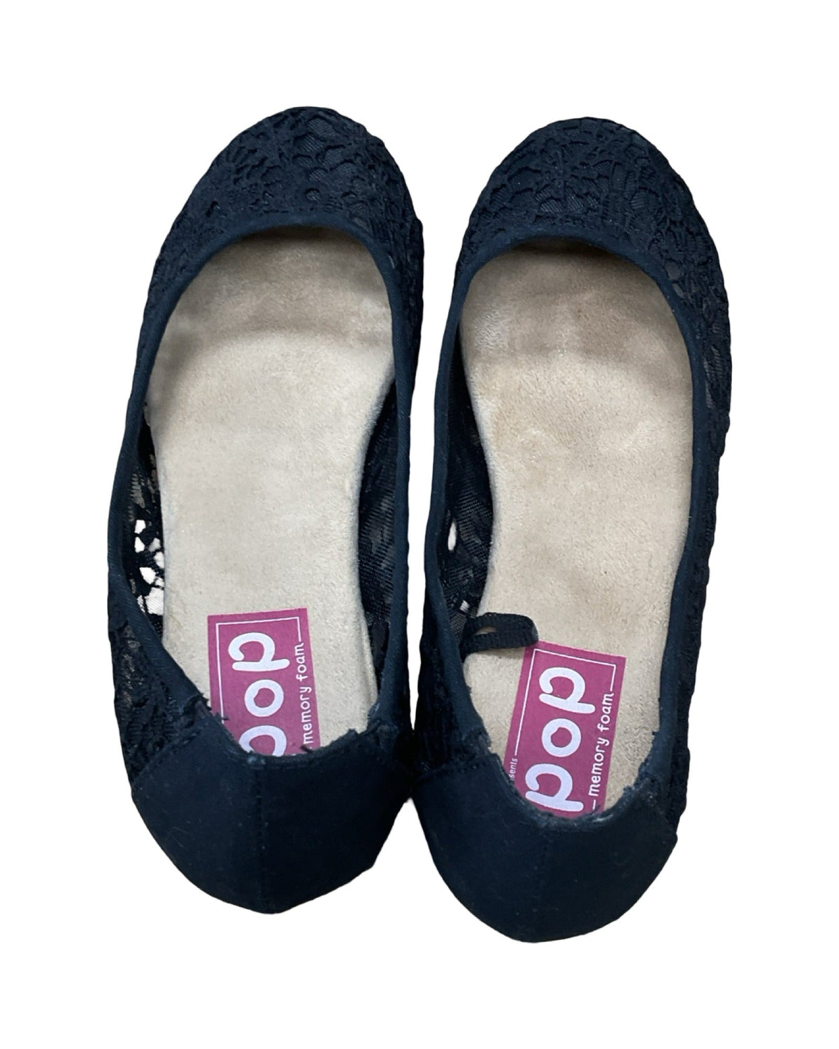 Shoes Flats By Clothes Mentor In Black, Size:8.5