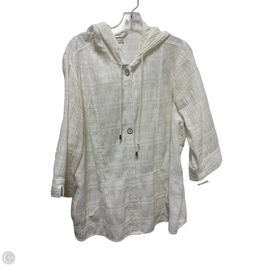 Jacket Other By Cj Banks In White, Size: 1x