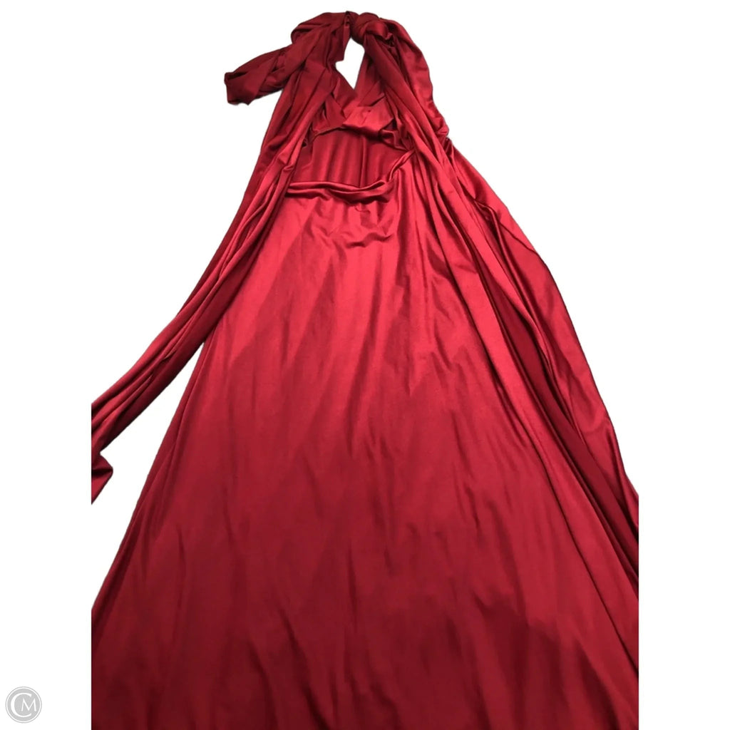 Dress Party Long By Clothes Mentor In Red, Size: Osfm