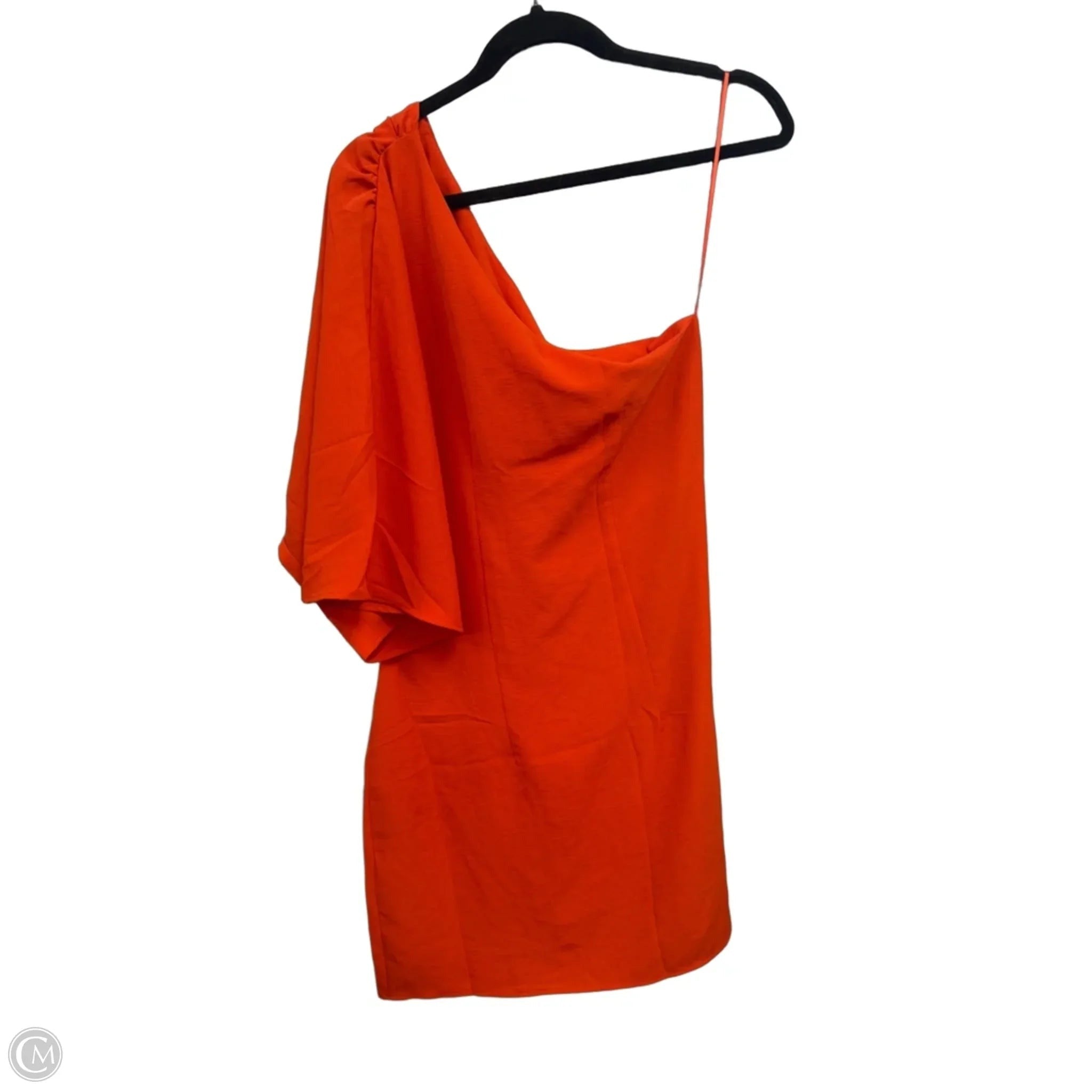 Dress Casual Short By H&m In Orange, Size: M