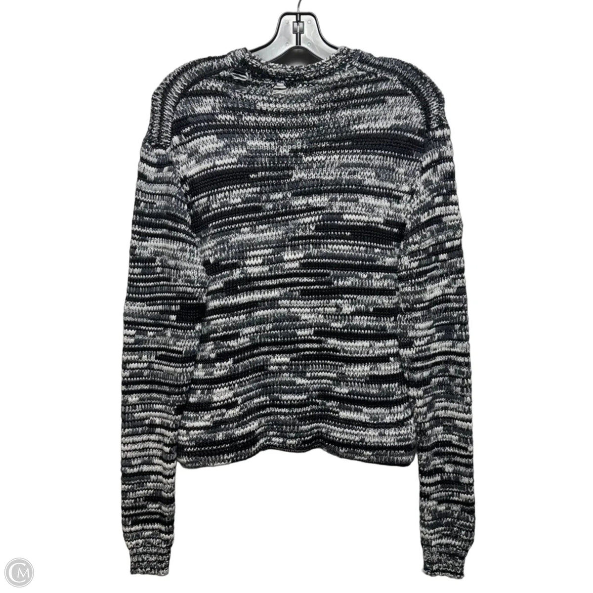 Sweater By John Varvatos In Black & White, Size: M