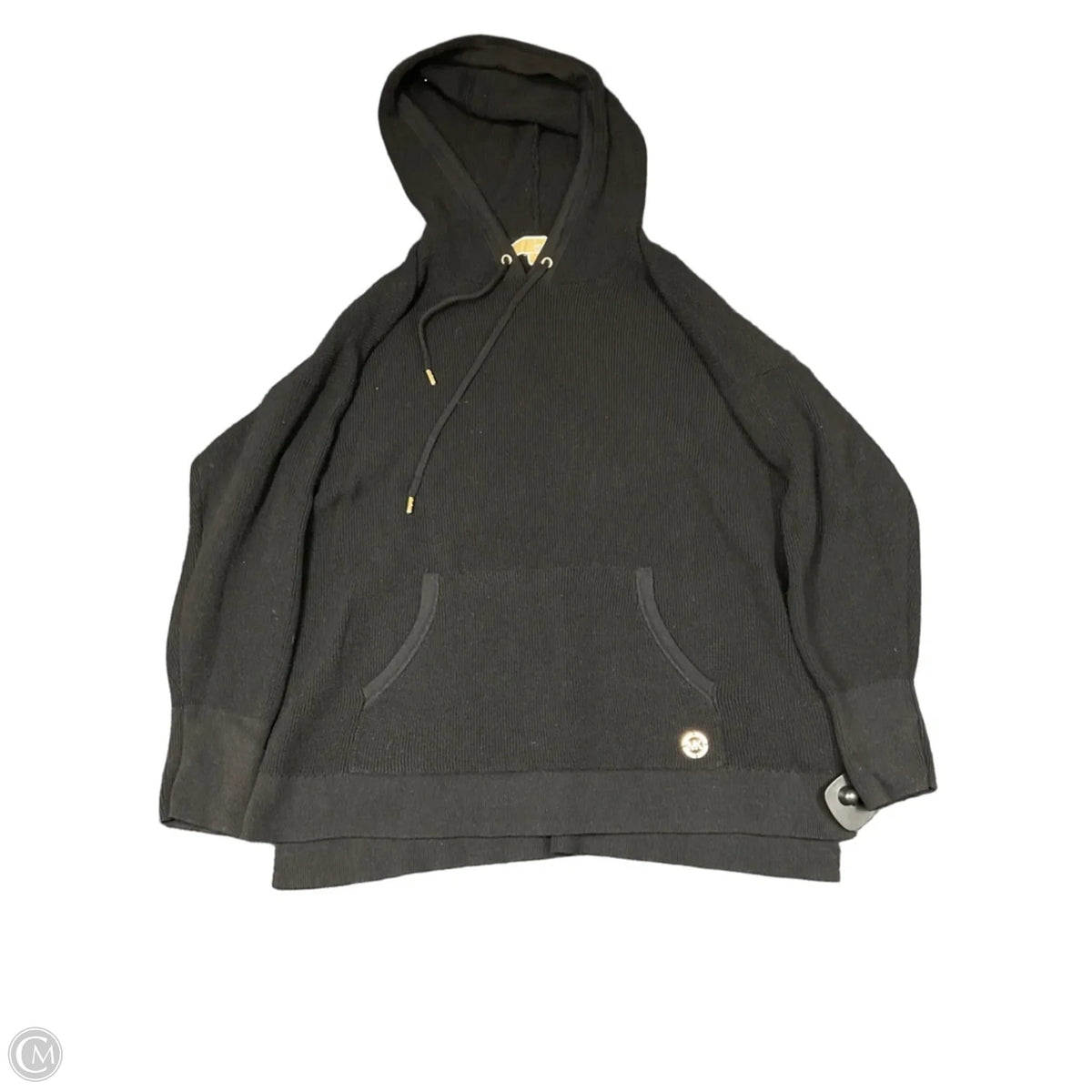Sweatshirt Hoodie By Michael By Michael Kors In Black, Size: 1x