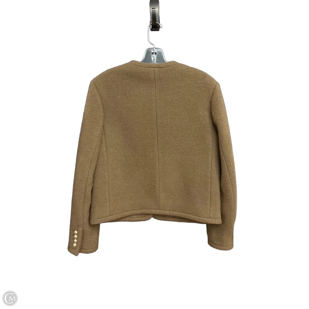 Coat Faux Fur & Sherpa By Cma In Brown, Size: M