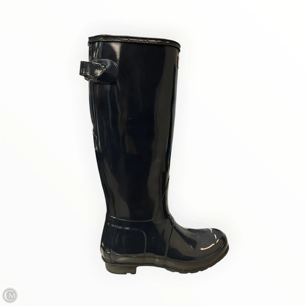 Boots Rain By Hunter In Navy, Size: 8