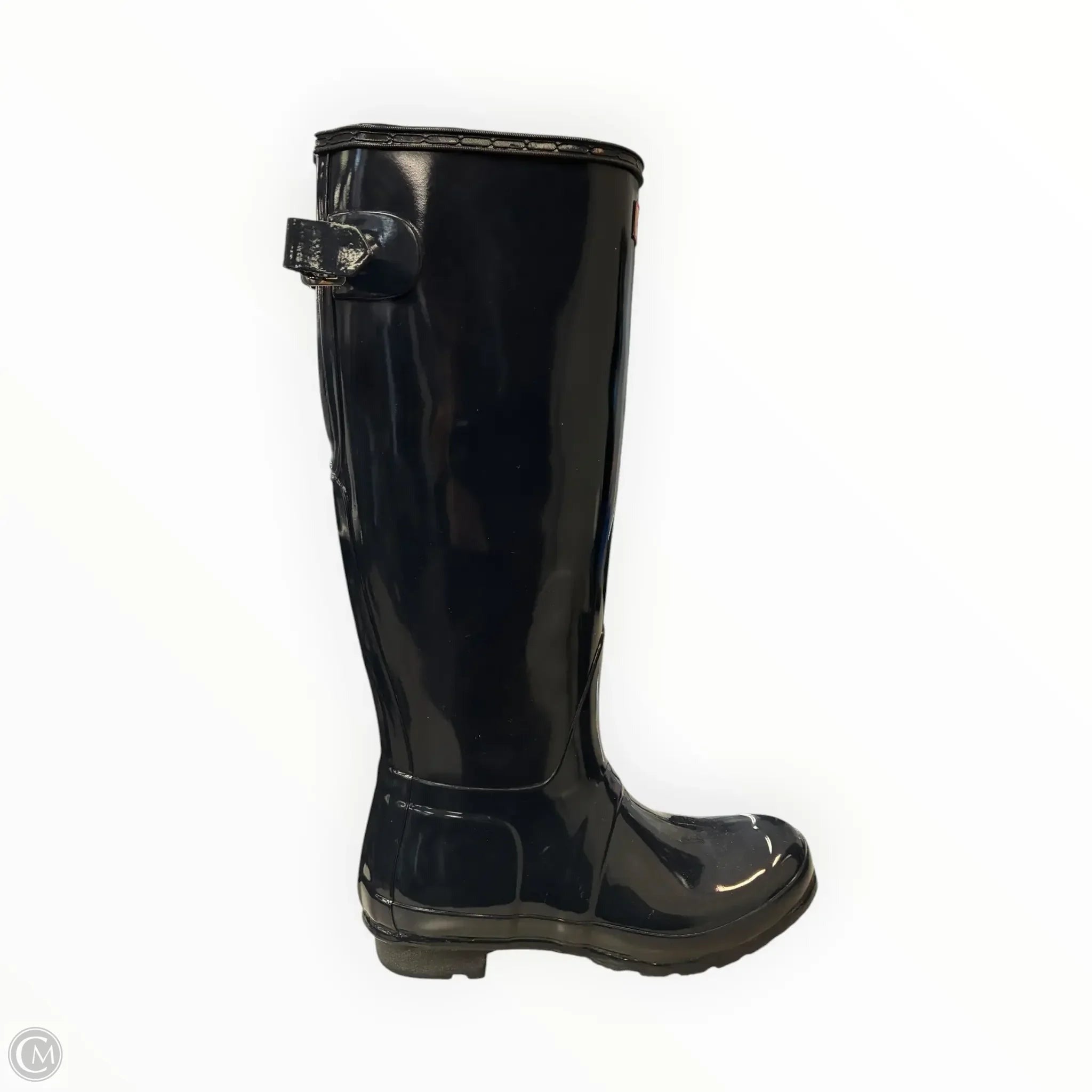 Boots Rain By Hunter In Navy, Size: 8