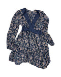 Dress Casual Short By Shein In Blue & Brown, Size:L