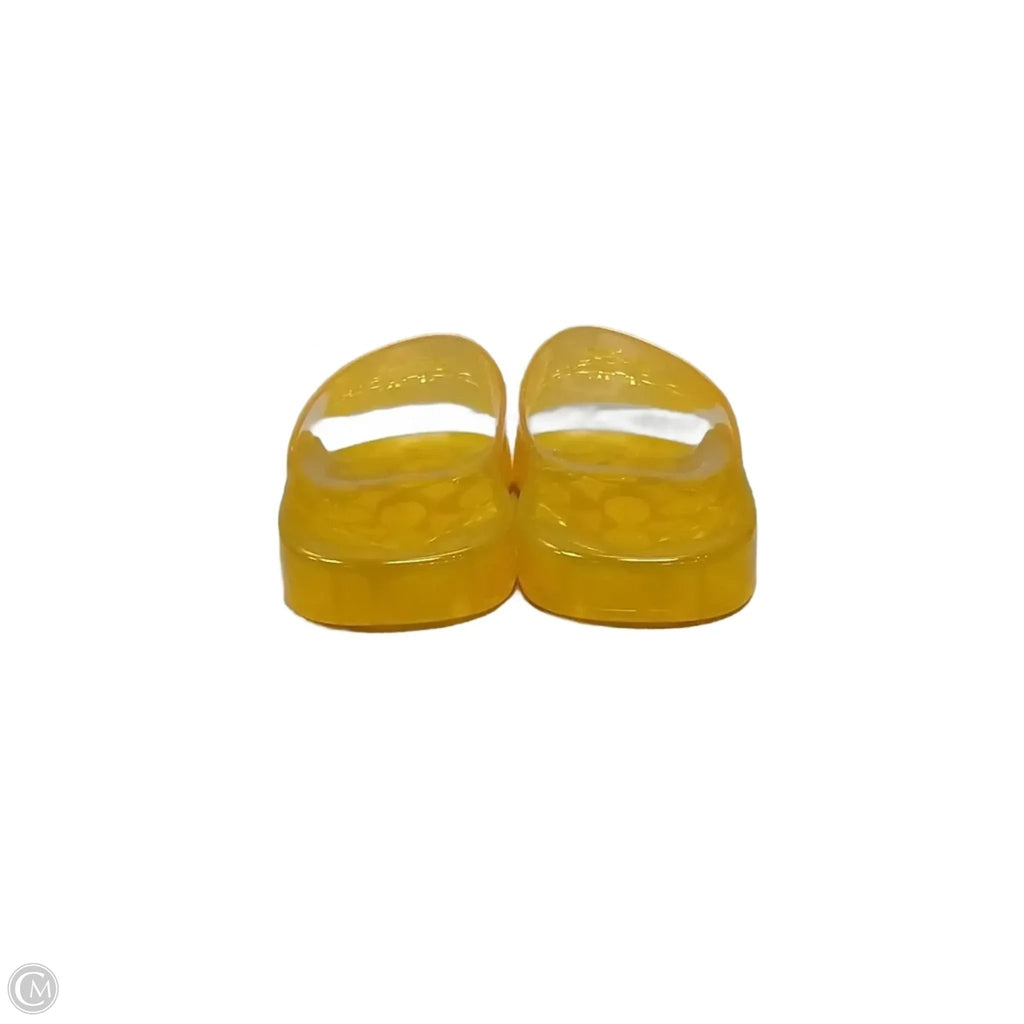 Shoes Designer By Coach In Yellow, Size: 6