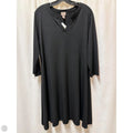 Dress Casual Midi By Chicos In Black, Size: L