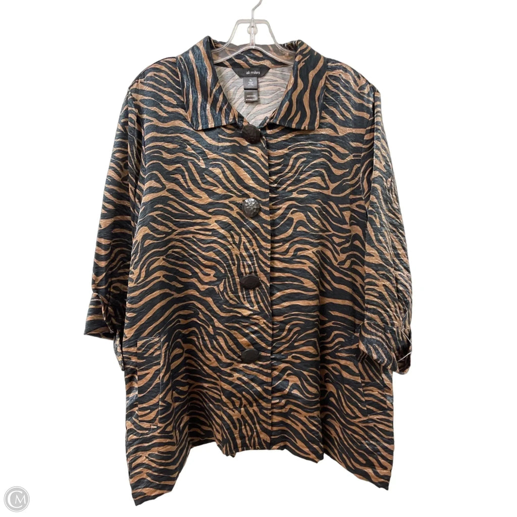 Jacket Other By Ali Miles In Brown, Size: Xl