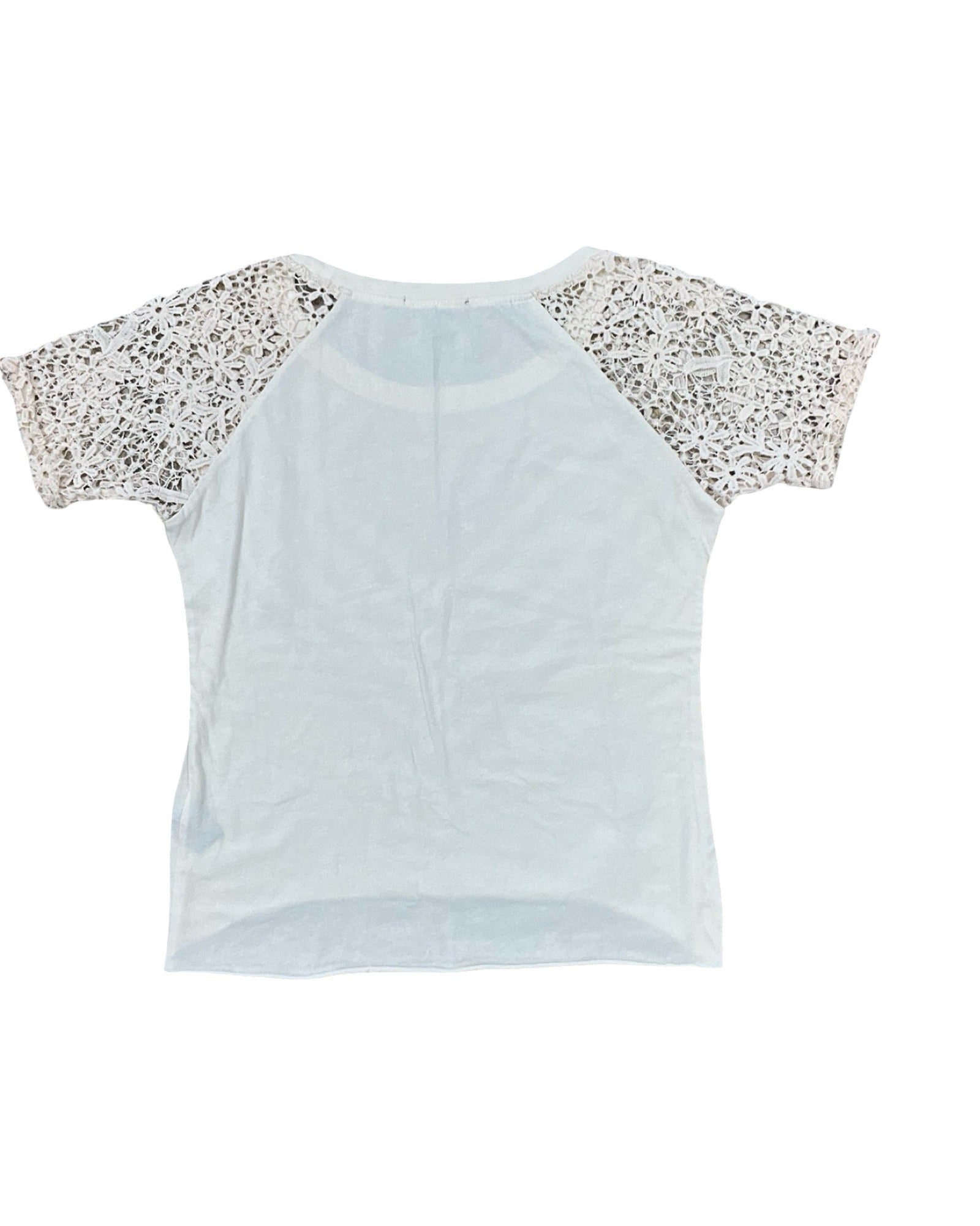 Top Ss By Clothes Mentor In Cream, Size:M