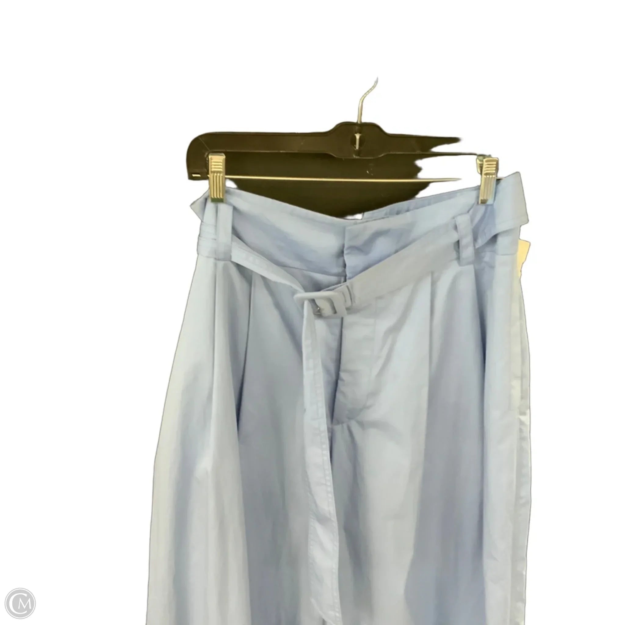 Pants Wide Leg By Zara In Blue, Size: L