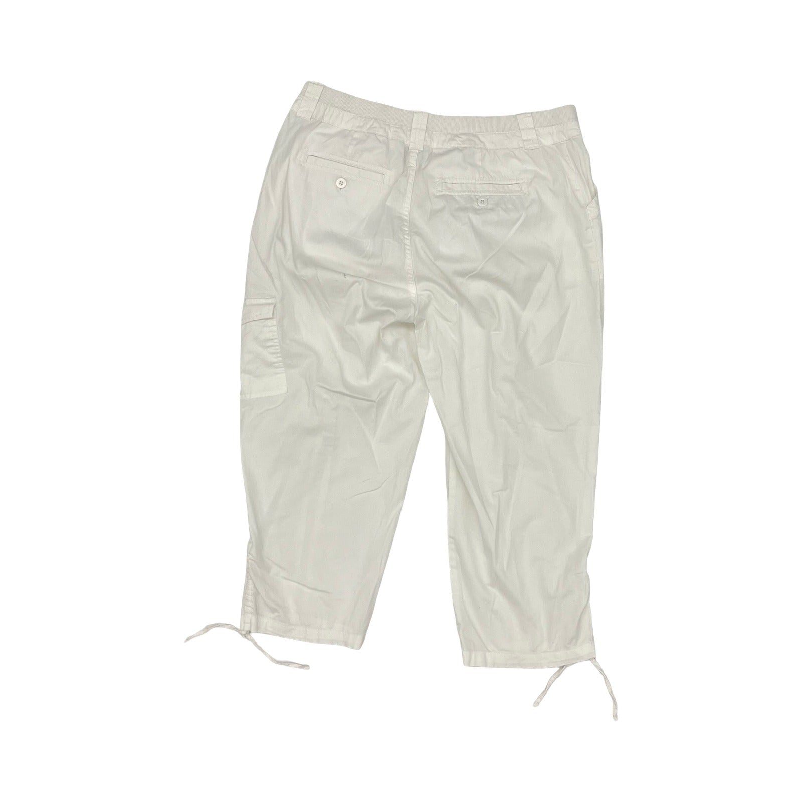 Pants Cropped By Christopher And Banks In White, Size:10