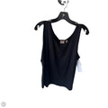 Top Sleeveless By Chicos In Black, Size: Xl