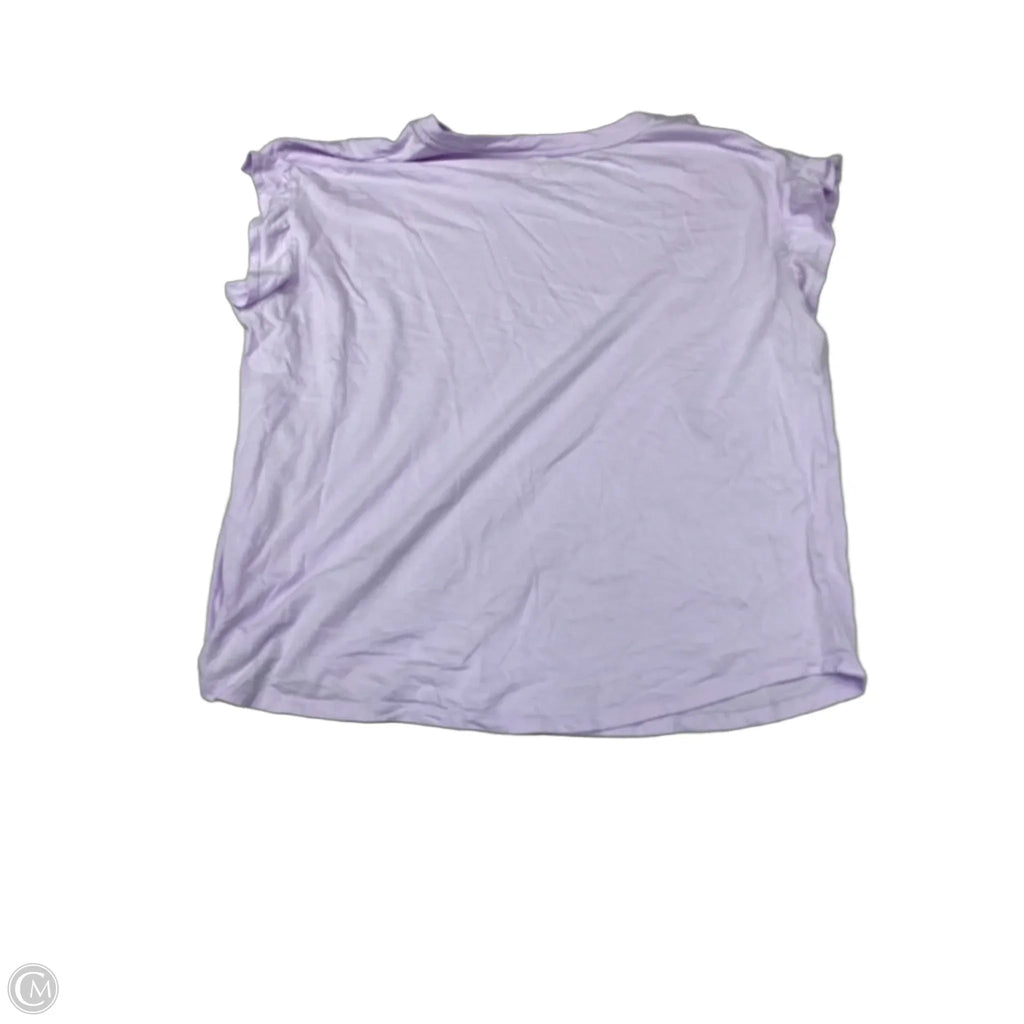 Top Short Sleeve By Crown And Ivy In Purple, Size: 3x