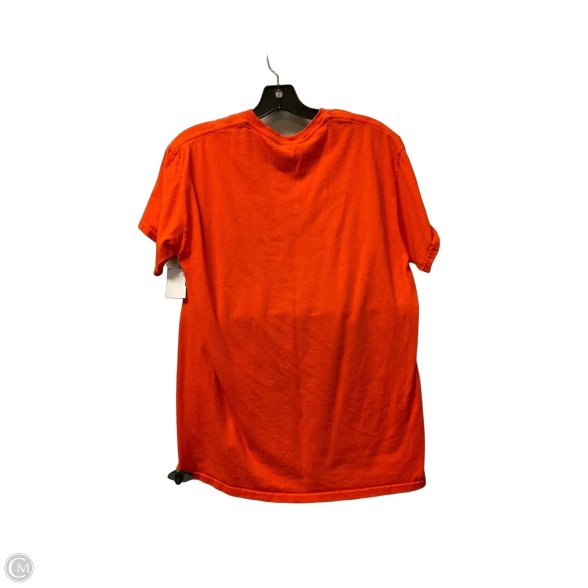 Top Short Sleeve By Gildan In Orange, Size: M