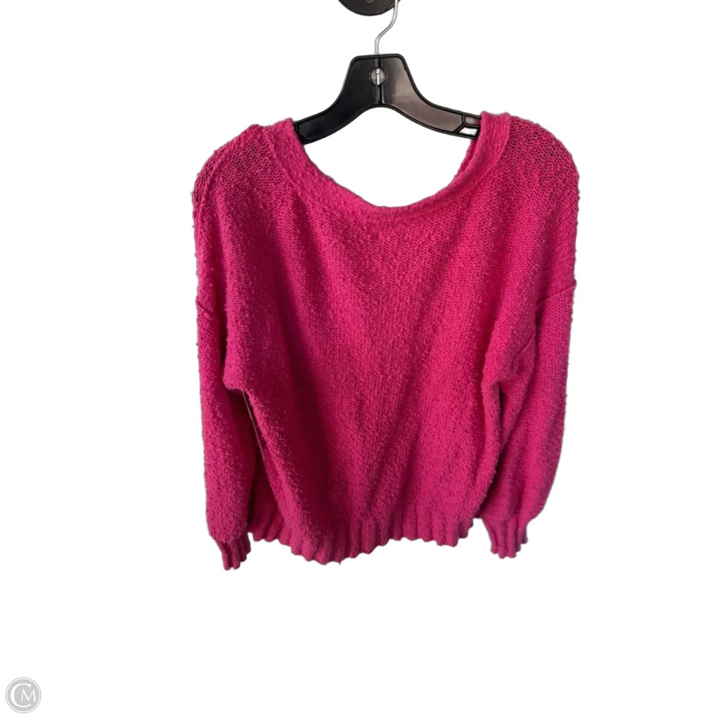 Sweater By Pilcro In Pink, Size: Xs