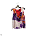 Top Sleeveless By New Directions In Orange & Purple, Size: L