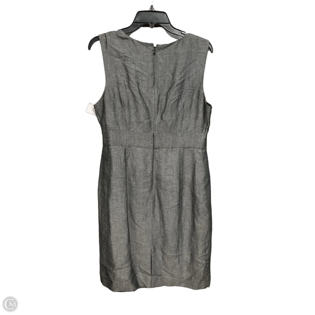 Dress Casual Midi By Calvin Klein In Grey, Size: L