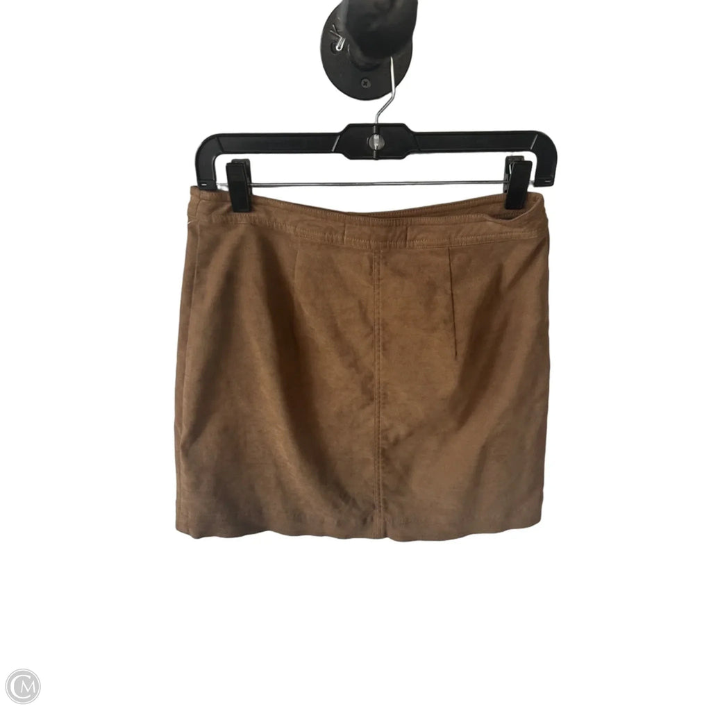 Skirt Mini & Short By Abercrombie And Fitch In Brown, Size: 4