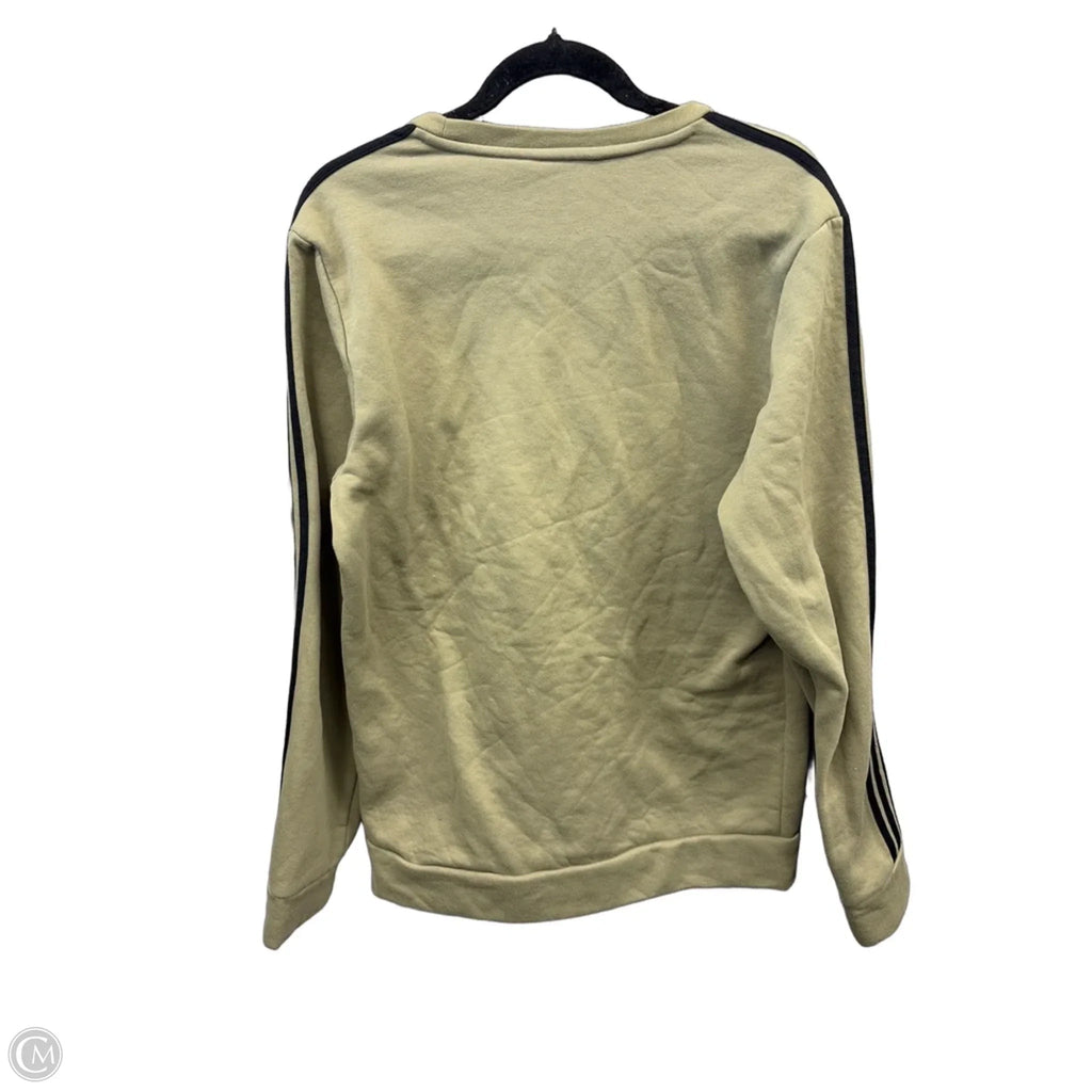 Athletic Sweatshirt Crewneck By Adidas In Green, Size: M