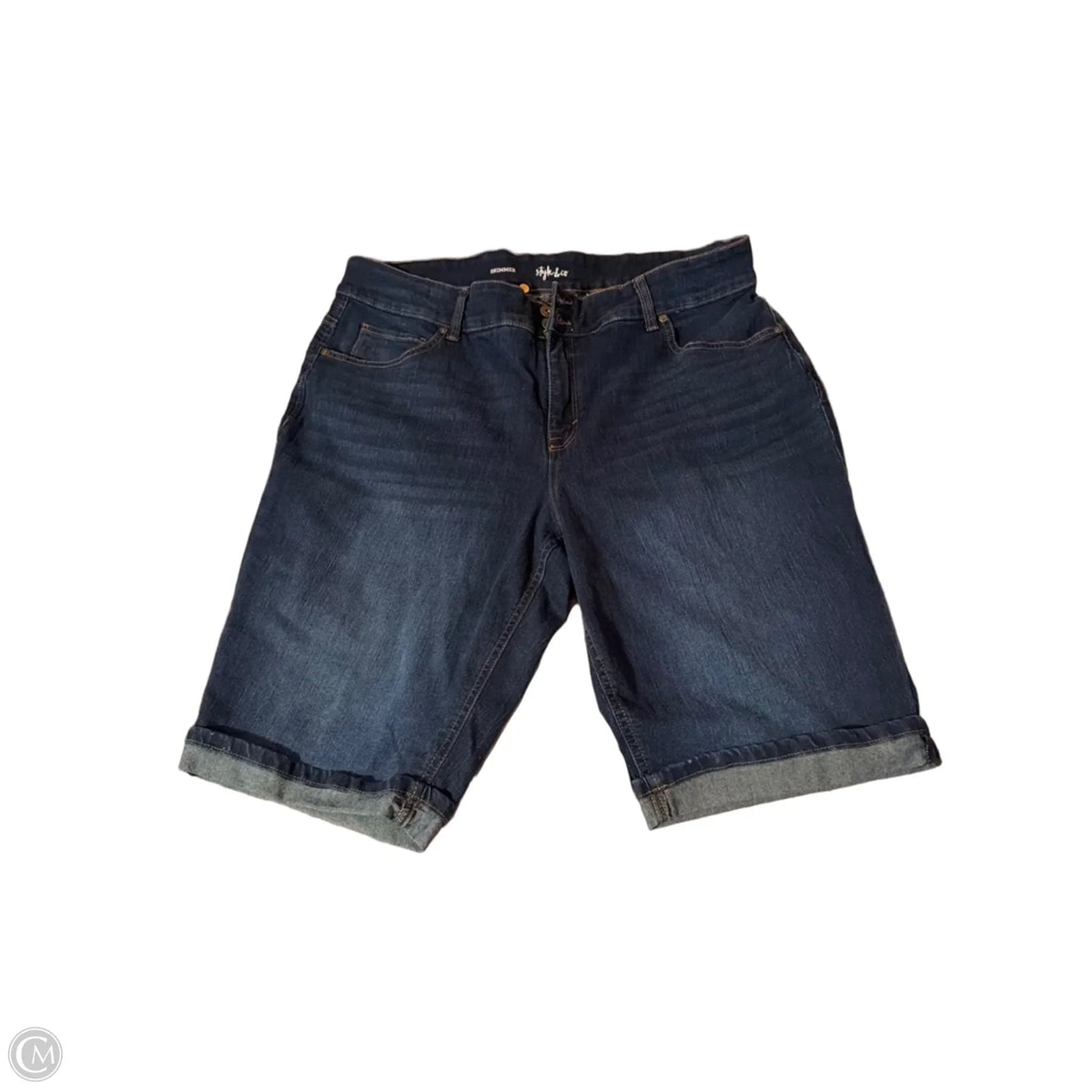 Shorts By Style And Company In Blue Denim, Size: 20