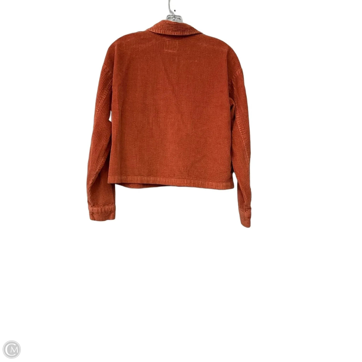 Jacket Shirt By Vans In Orange, Size: M